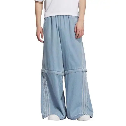 Adidas Originals SS25 Jeans Unisex Light Denim Blue