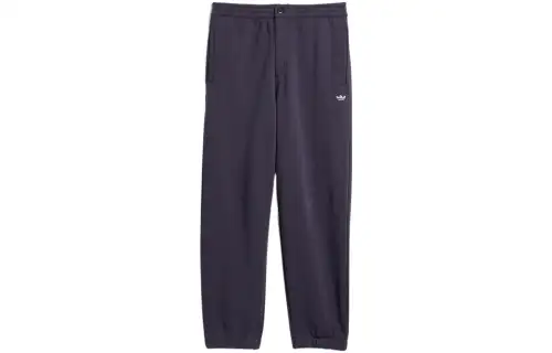 Adidas Originals Knitted Sweatpants Men's Blue Moderate Cuffed Pants