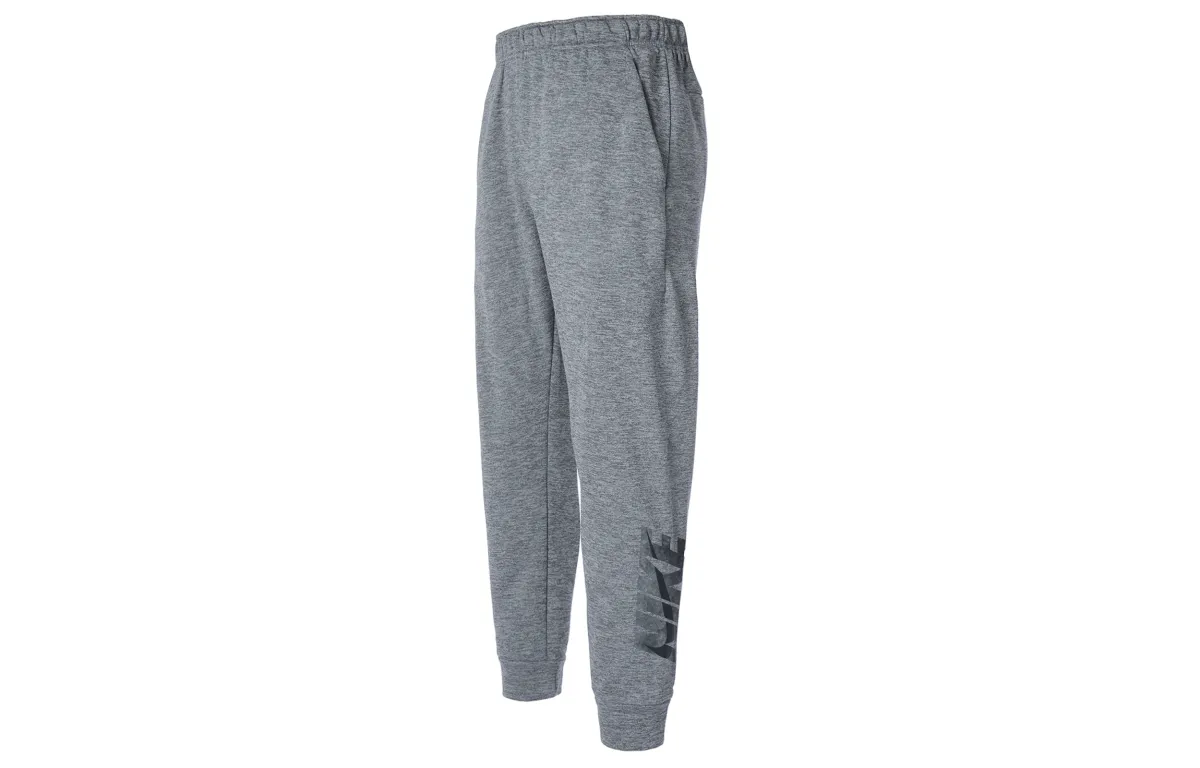 Nike Knitted Sweatpants Men's Gray Moderate Cuffed Pants