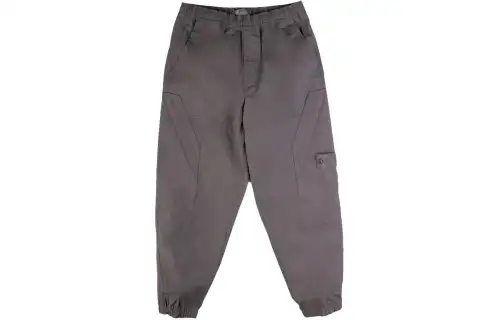 STONE ISLAND Compass motif Cotton Tapered Trousers