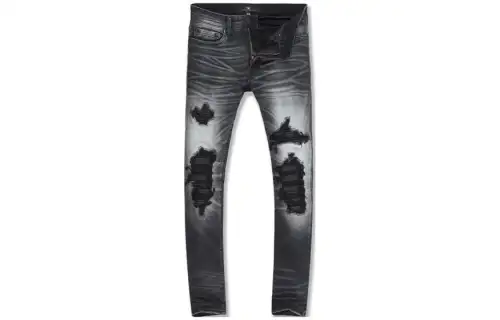 Jordan Jeans Men's Black Moderate Slim Fit Pants