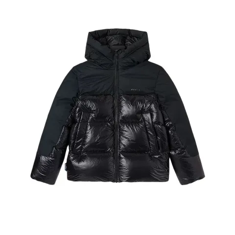 Mizuno Down Jackets Men's Black Hooded Thickened Other