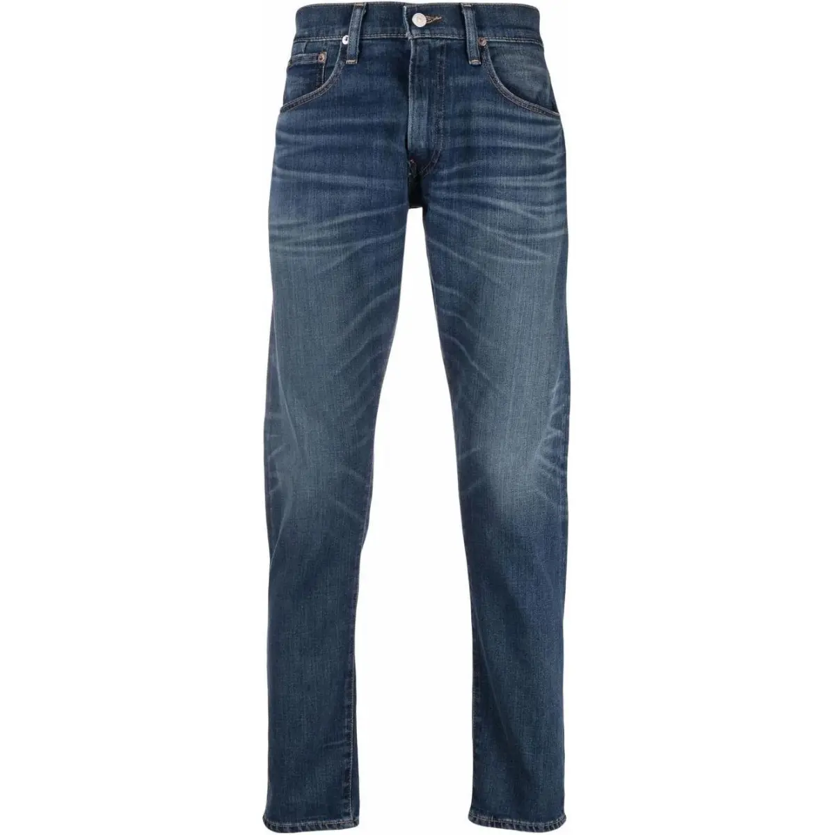 Polo Ralph Lauren Logo Patch Straight Leg Jeans