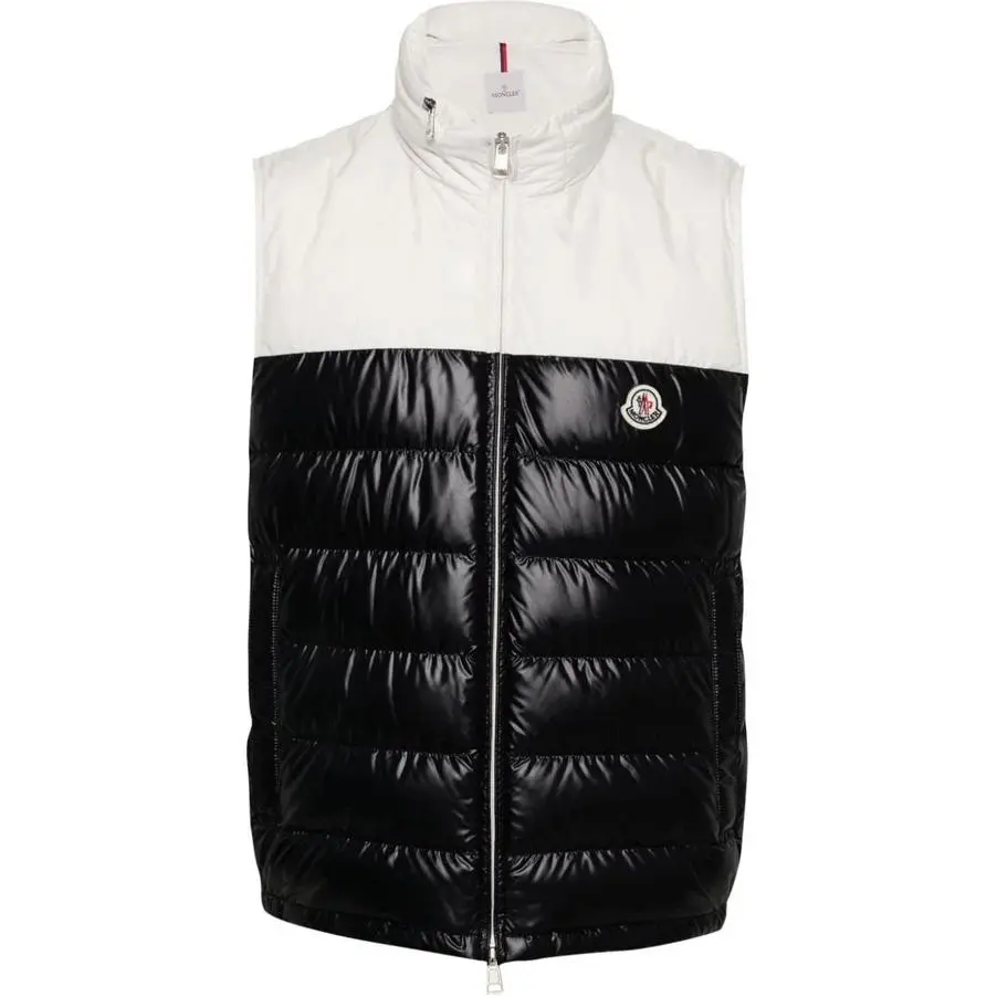 Moncler Cerces Logo Patch Panelled Vest