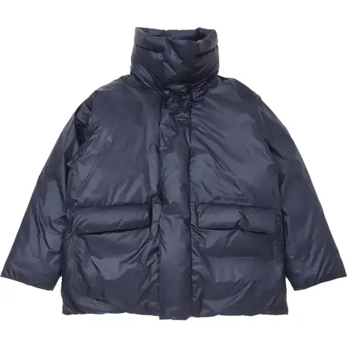 New Balance Met24 Short Down Jacket Men's Marine Blue