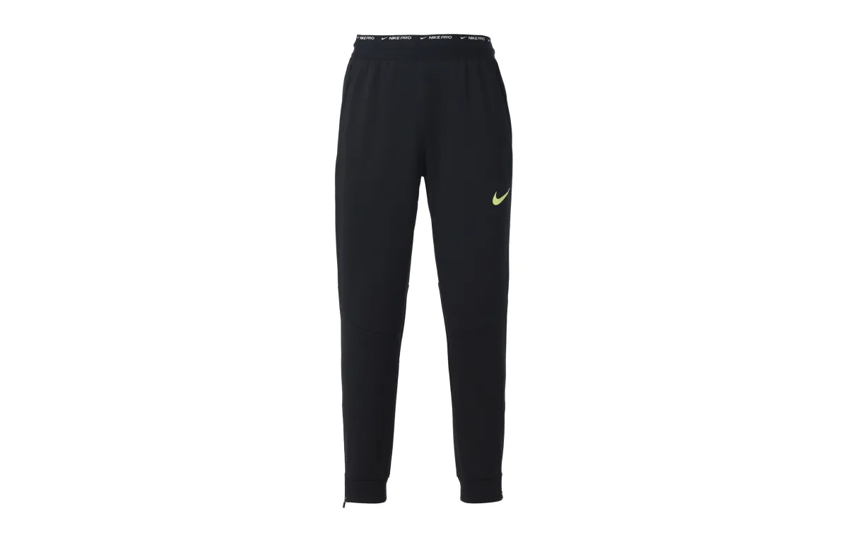 Nike Knitted Sweatpants Men's Black Moderate Cuffed Pants
