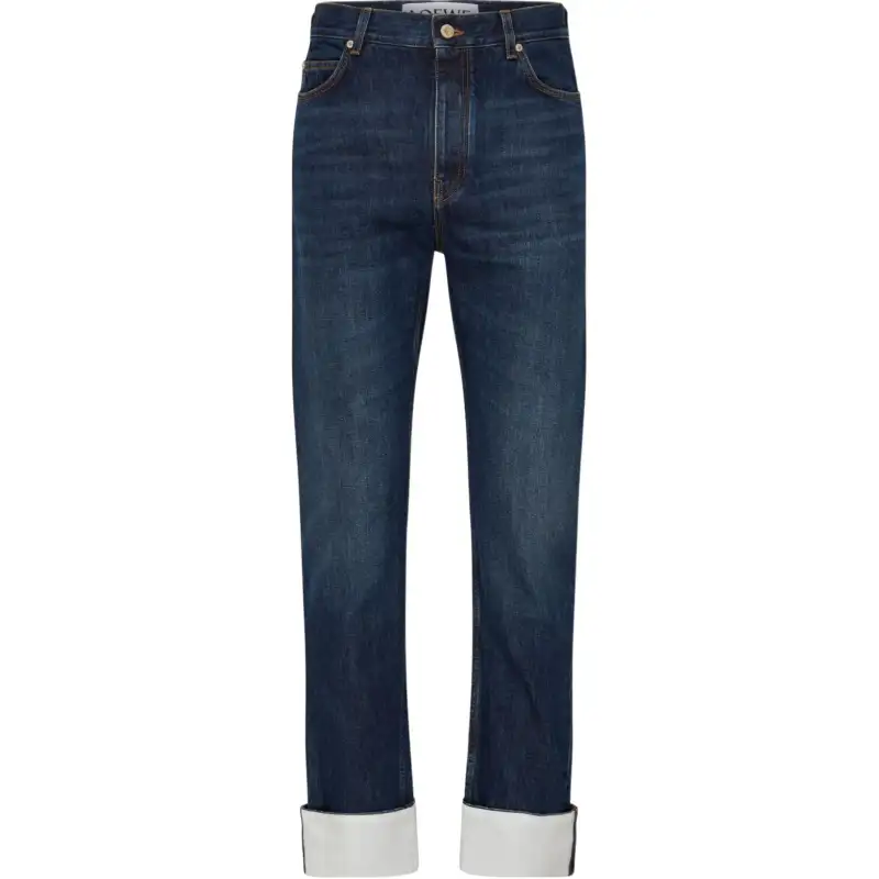 LOEWE Turn Up Denim Jeans