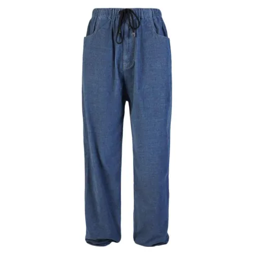 GUCCI Jeans Men's Blue Moderate Straight Fit Pants