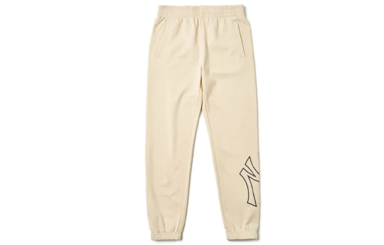 MLB Knitted Sweatpants Unisex Beige