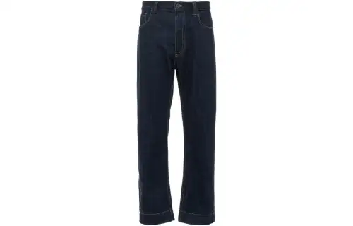 PRADA Jeans Men's Blue Moderate Straight Fit Pants