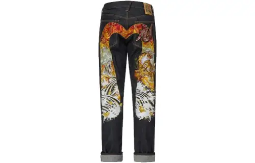 EVISU SS22 Jeans Men's Denim Blue