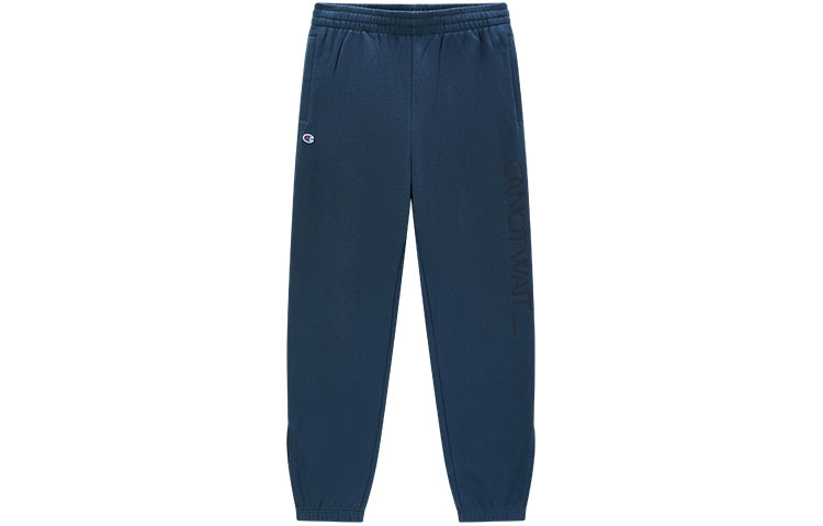 Champion CANOTWAIT_ Collaboration FW22 Champion Logo Print Casual Thickened And Fleece Lined Elastic Cuff Long