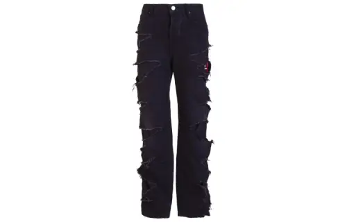 Balenciaga Slashed Loose Fit Pants
