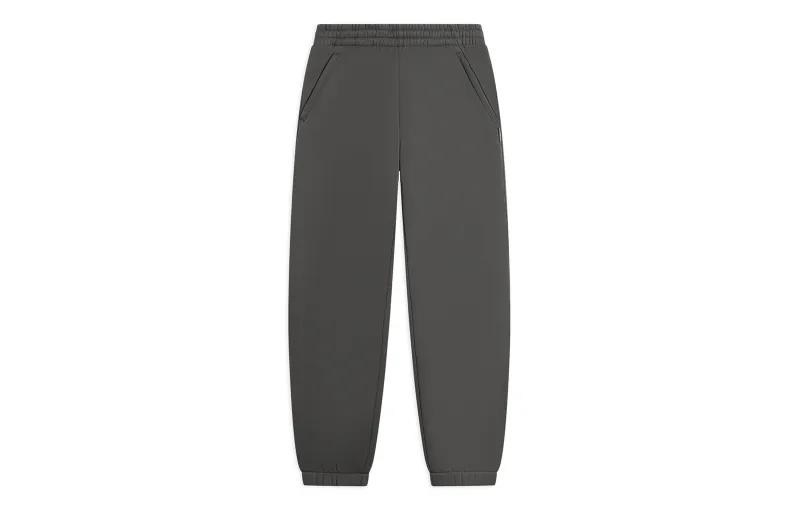 Li Ning Reverse BADFIVE Solid Color Fleece Lined Thermal Elastic Cuff Knitted Sweatpants Men's