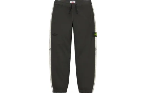 Supreme X Stone Island Side striped Track Pants