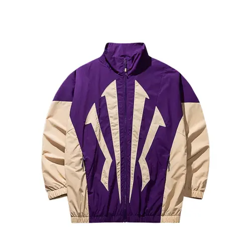 Anta Basketball Collection Jackets & Coats Unisex Chestnut Khaki/Mint Purple