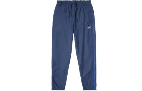 Jordan Fragment Woven Jordan x Fragment Woven joint model retro sports style woven leggings casual pants men's blue