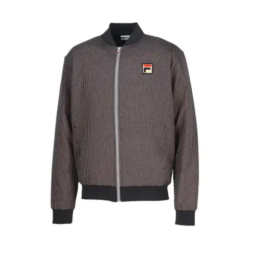 FILA Jackets Men's Black Stand Collar Moderate Other