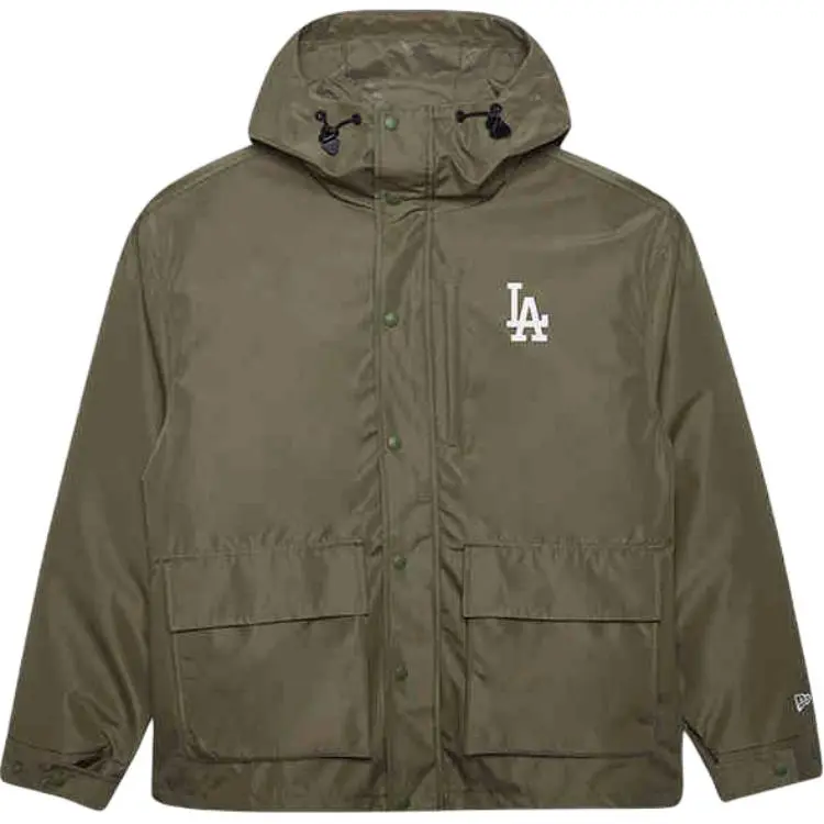 New Era FW24 Down Jacket Unisex Olive Green