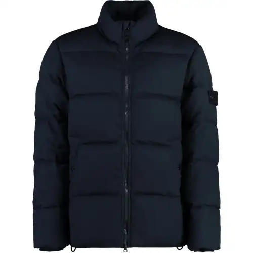 STONE ISLAND Logo Patch Zipped Padded Jacket