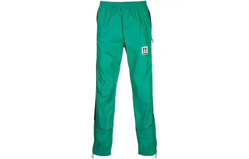 OFF WHITE SS21 Knitted Sweatpants Men's Green Moderate Straight Fit Pants