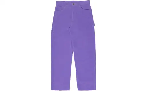 Drew house Smiley Collection Casual Pants Unisex Lavender Moderate Straight Fit Pants