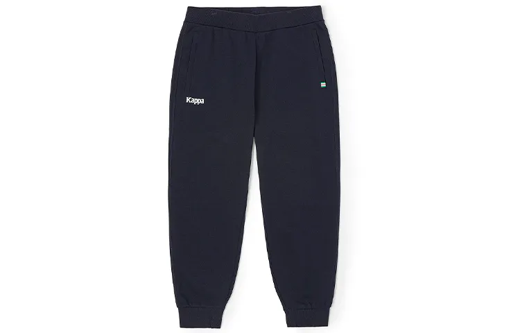Kappa Knitted Sweatpants Men's Moderate Cuffed Pants