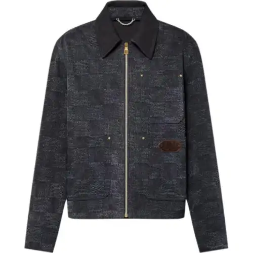 Lv Damier Workwear Cotton Blouson