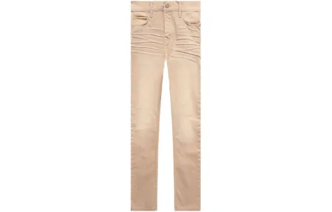 Fear Of God Jeans Men's Khaki Moderate Straight Fit Pants