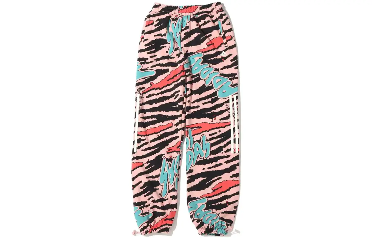 Adidas Knitted Sweatpants Men's Pink