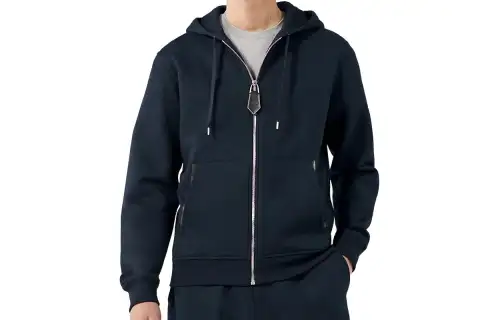 HERMES Jackets & Coats Men's Marine Blue
