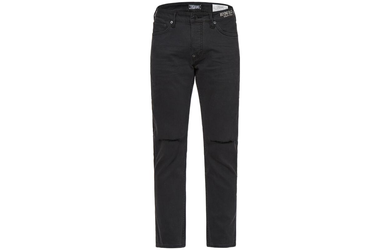 EVISU Slim Fit Pants Jeans Men's Black