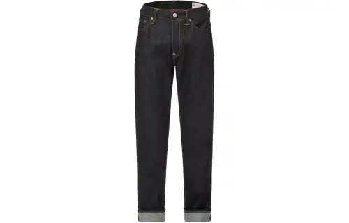 EVISU Jeans Men's Black Moderate Straight Fit Pants
