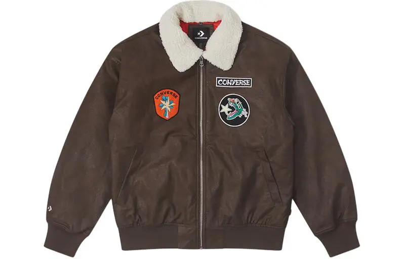 Converse CNY Puffer Jacket Men's Brown