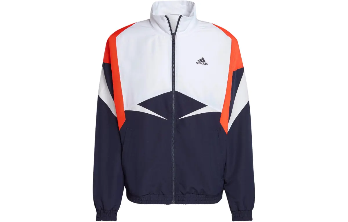 Adidas COLORBLOCK Sport Performance Jackets & Coats Men's Blue Black
