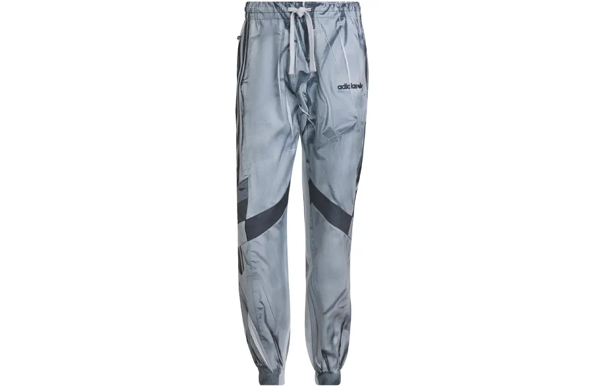 Adidas Originals Blue Version Knitted Sweatpants Men's Gray