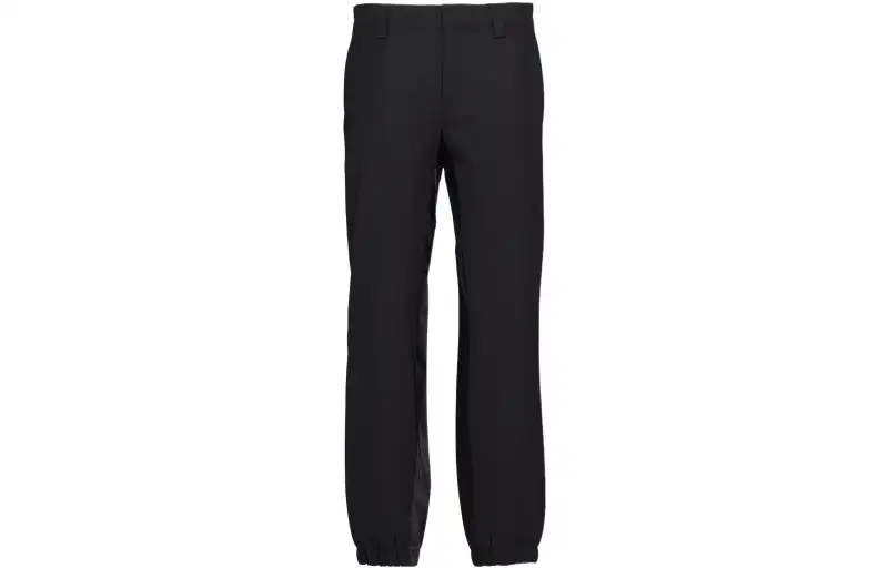 PRADA Triangle logo Wool Trousers