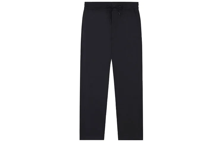 New Balance Knitted Sweatpants Men's Black Moderate Straight Fit Pants