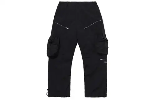 Li Ning Casual Pants Men's New Standard Black Moderate Straight Fit Pants