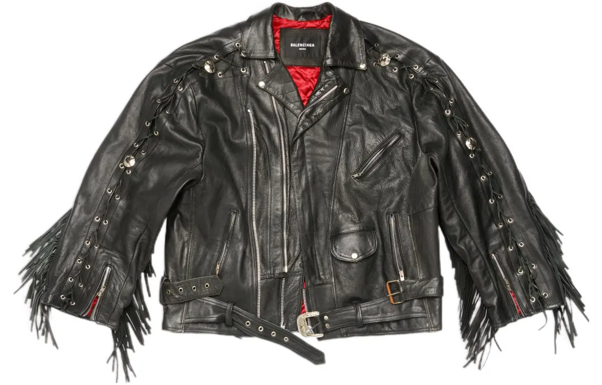 Balenciaga Upcycled Biker Jacket