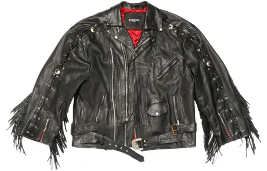 Balenciaga Upcycled Biker Jacket