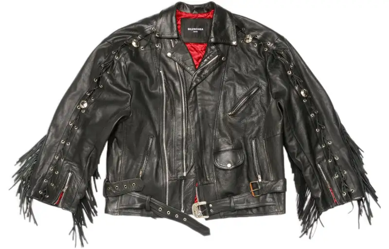 Balenciaga Upcycled Biker Jacket