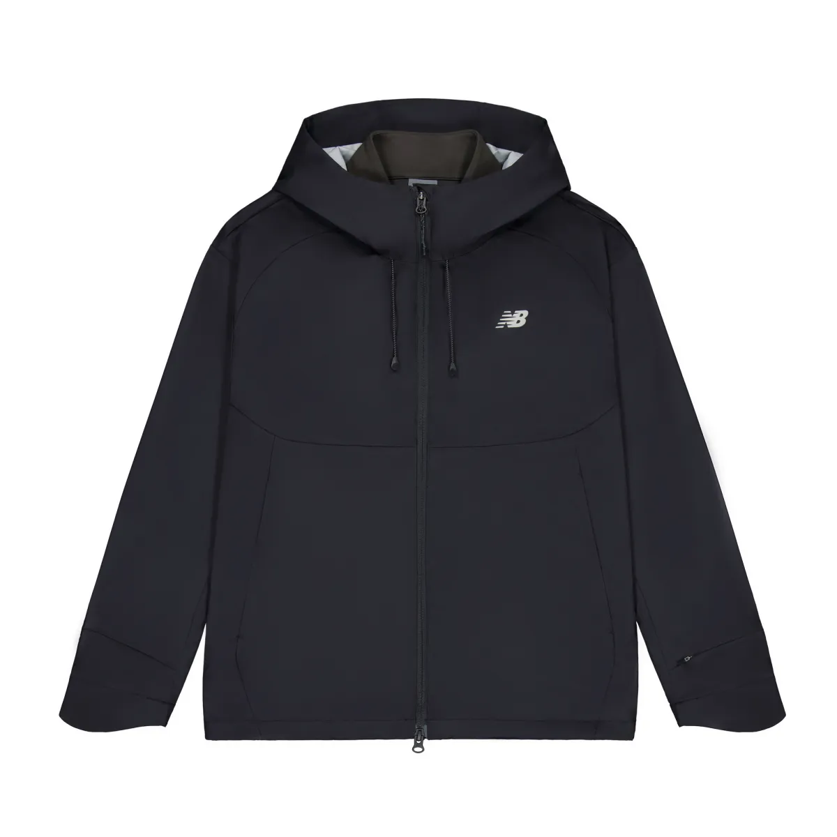 New Balance Jackets Men's Black Hooded Moderate Other
