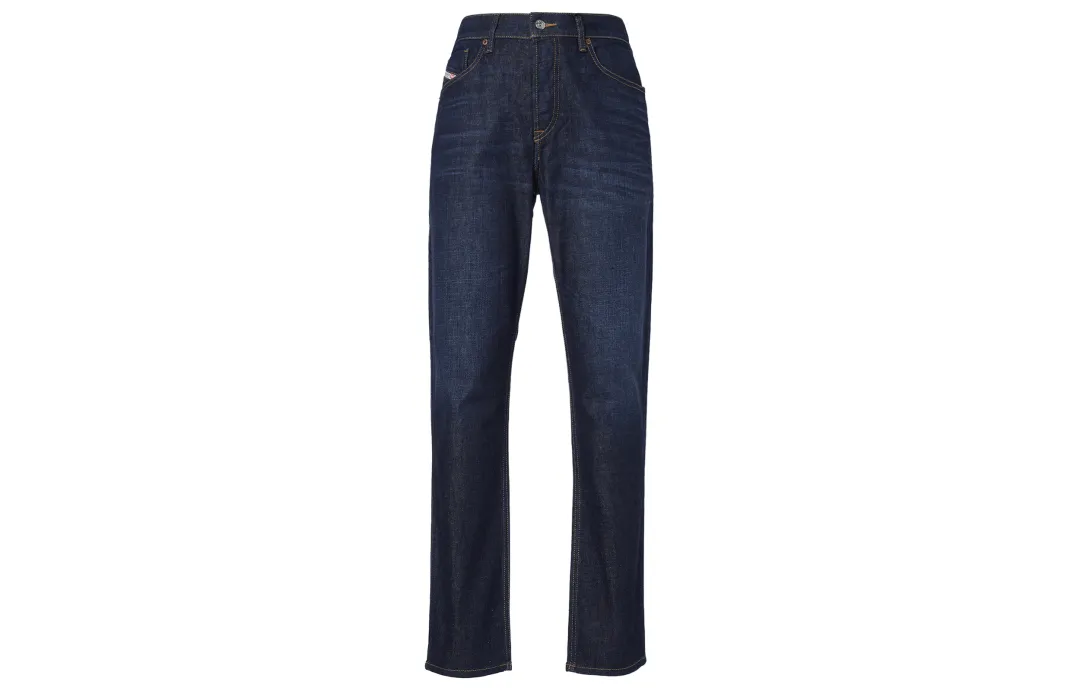 DIESEL Jeans Men's Navy Blue Moderate Slim Fit Pants