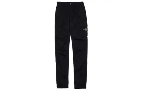 STONE ISLAND Cargo Pants Men's Black