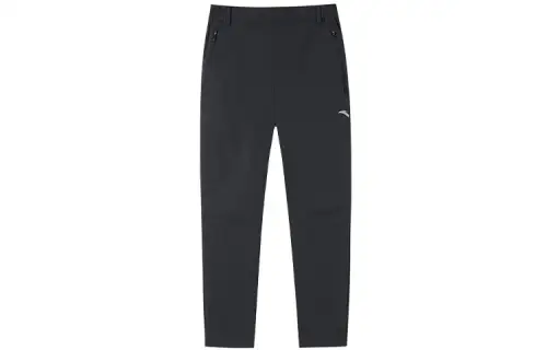 Anta Comprehensive Training Collection Sports Lifestyle Collection Knitted Sweatpants Men's Black
