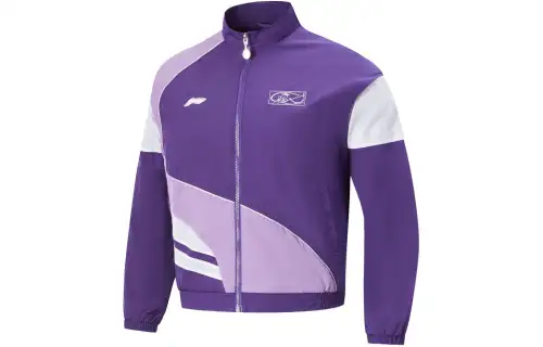 Li Ning Table Tennis Collection Trench Coat Unisex Iron Blue Purple