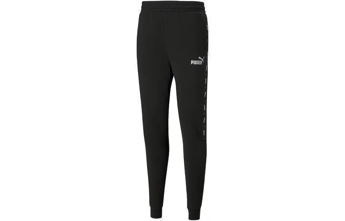 PUMA Knitted Sweatpants Men's Black