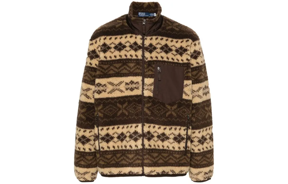 Polo Ralph Lauren Velvet feel Coat Men's Brown