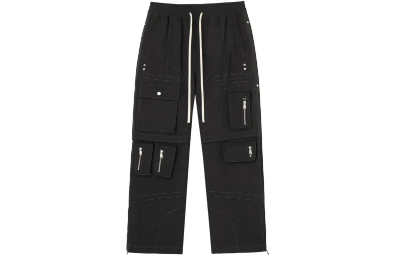 FIRE 2 COLD EGO Casual Pants Unisex Black